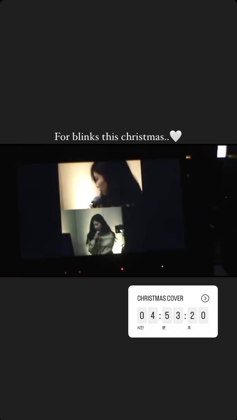 크리스마스이브에 커버곡 공개하는 블랙핑크 제니 | 인스티즈