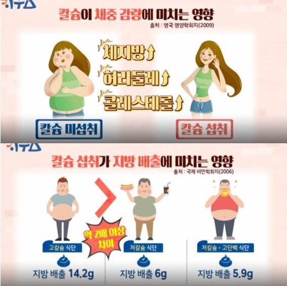 칼슘 부족하면 살 안빠지는 이유 (바이럴 제거 Ver.) | 인스티즈