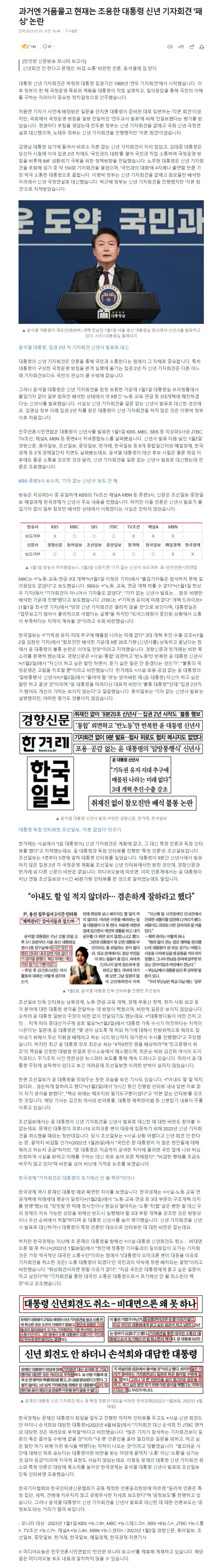 윤 대통령, 신년 기자회견 없이 '민생토론' 시작…"쇼통 기시감" | 인스티즈
