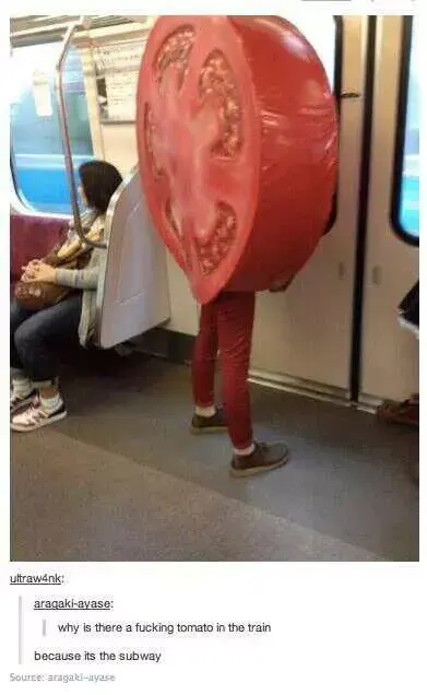 왜 열차 안에 토마토가 있는건데? | 인스티즈