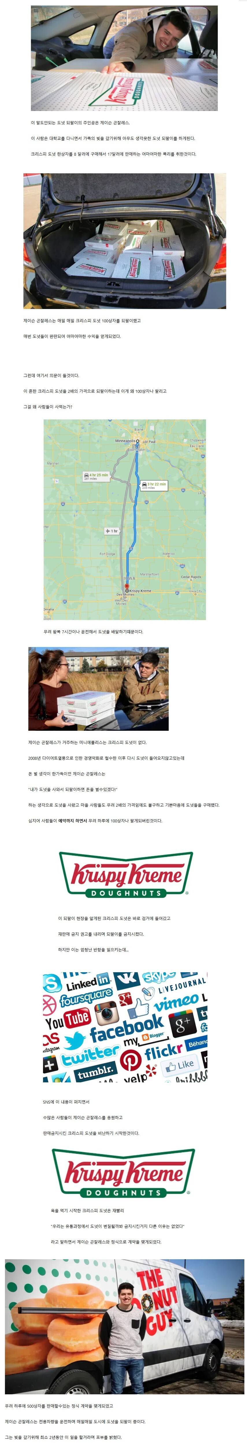 미국 크리스피 도넛 되팔이의 최후 | 인스티즈