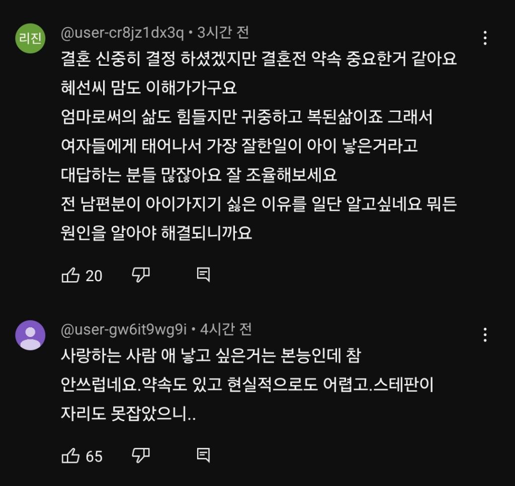 2세 문제로 대화하는 김혜선,스테판 부부 | 인스티즈