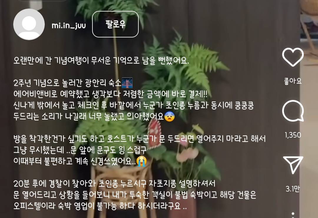 내가 묵었던 광안리 숙소가 불법 숙소라고?(에어비앤비) | 인스티즈