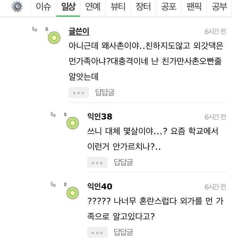 나 설날에 외갓댁 갔다가 이모 아들이랑 사귀게 됨 | 인스티즈