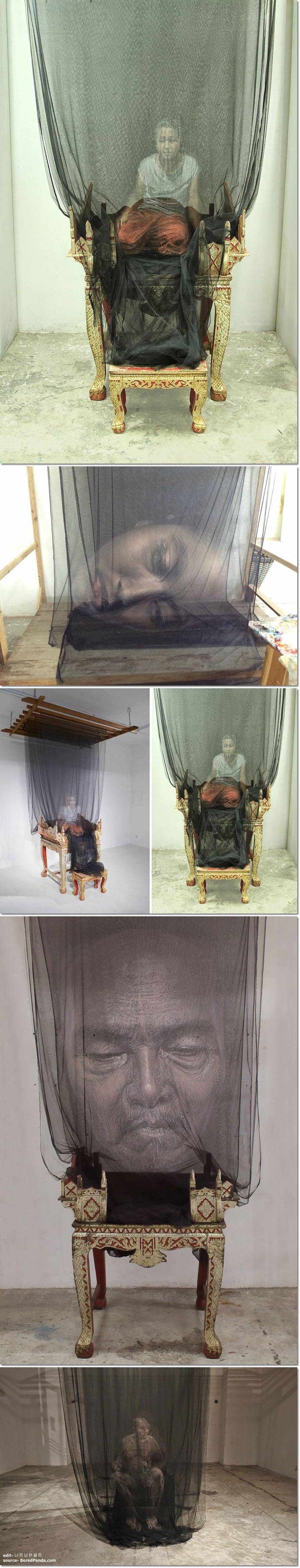 처음 본 망사 그림 | 인스티즈