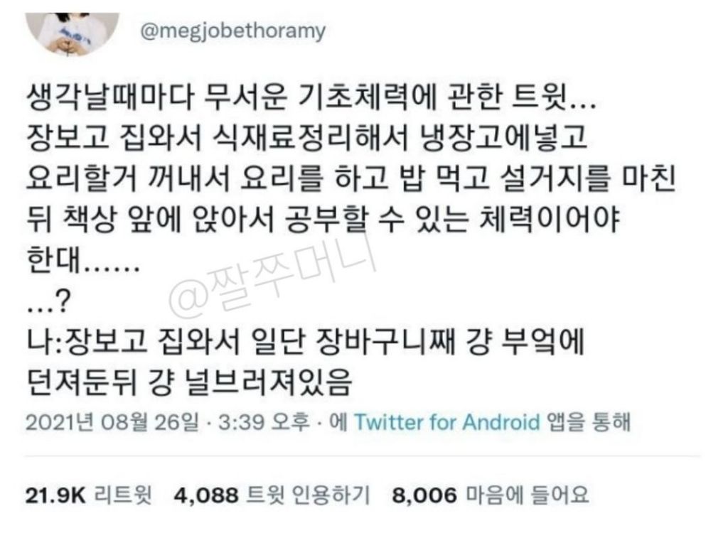 생각보다 빡쎈 기초체력.. | 인스티즈