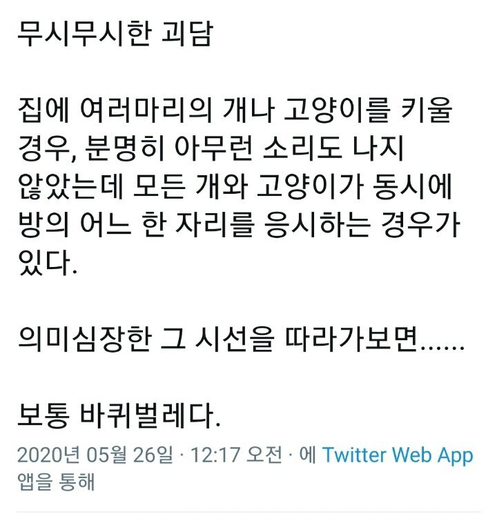 현실 적이고 무시무시한 괴담.twt | 인스티즈