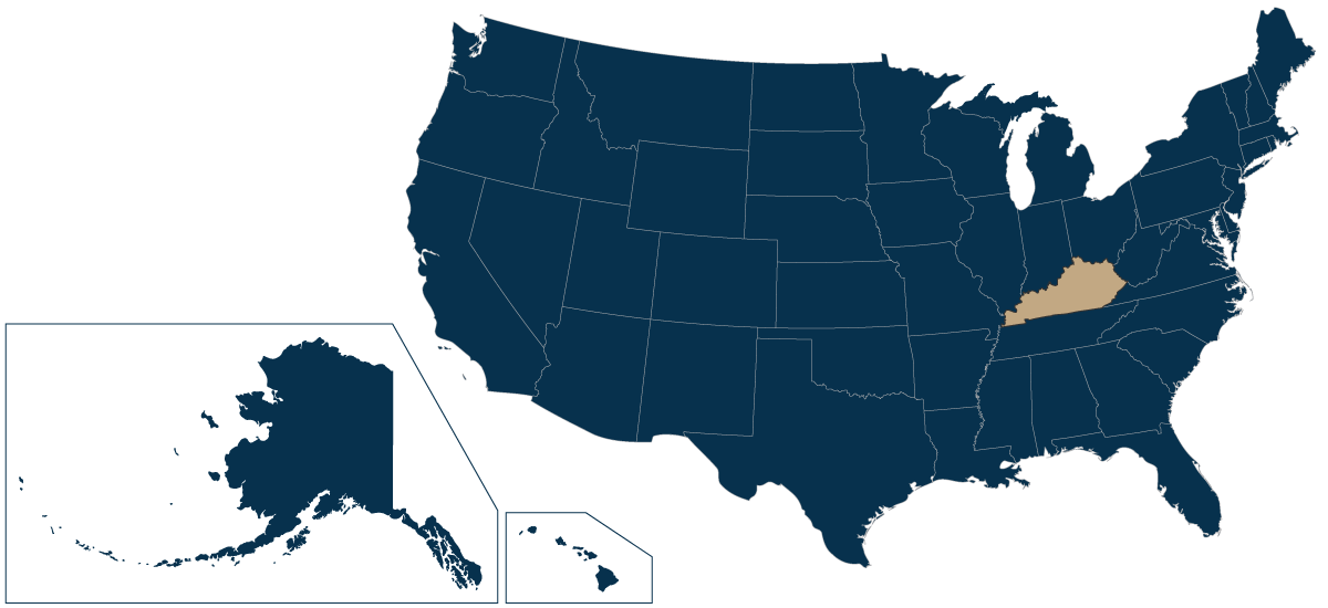 미국 지도에서 켄터키주를 쉽게 찾는 방법.jpg | 인스티즈