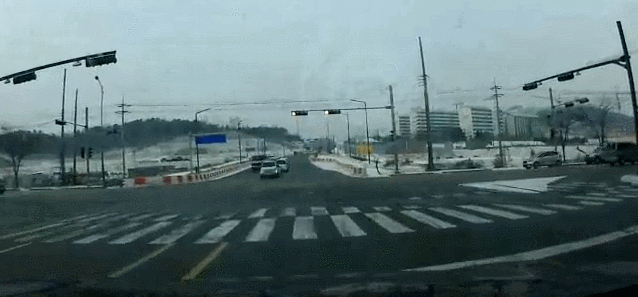 횡단보도 보행자 구사일생 레전드.gif | 인스티즈