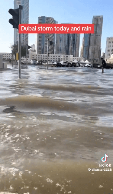 엄청난 폭우가 쏟아진 두바이 | 인스티즈
