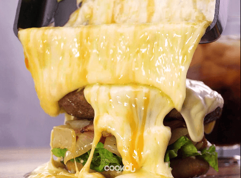 치즈버거 만드는 과정 .gif | 인스티즈