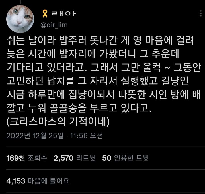 모든 삶에는 수없이 구사일생으로 목숨을 건진 흔적이 남아있다. twt | 인스티즈