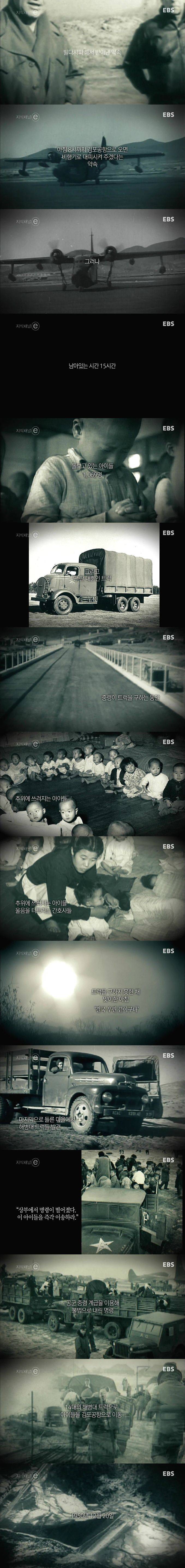 1059명의 아이들을 구해낸 한국전쟁 유모차 공수작전 | 인스티즈