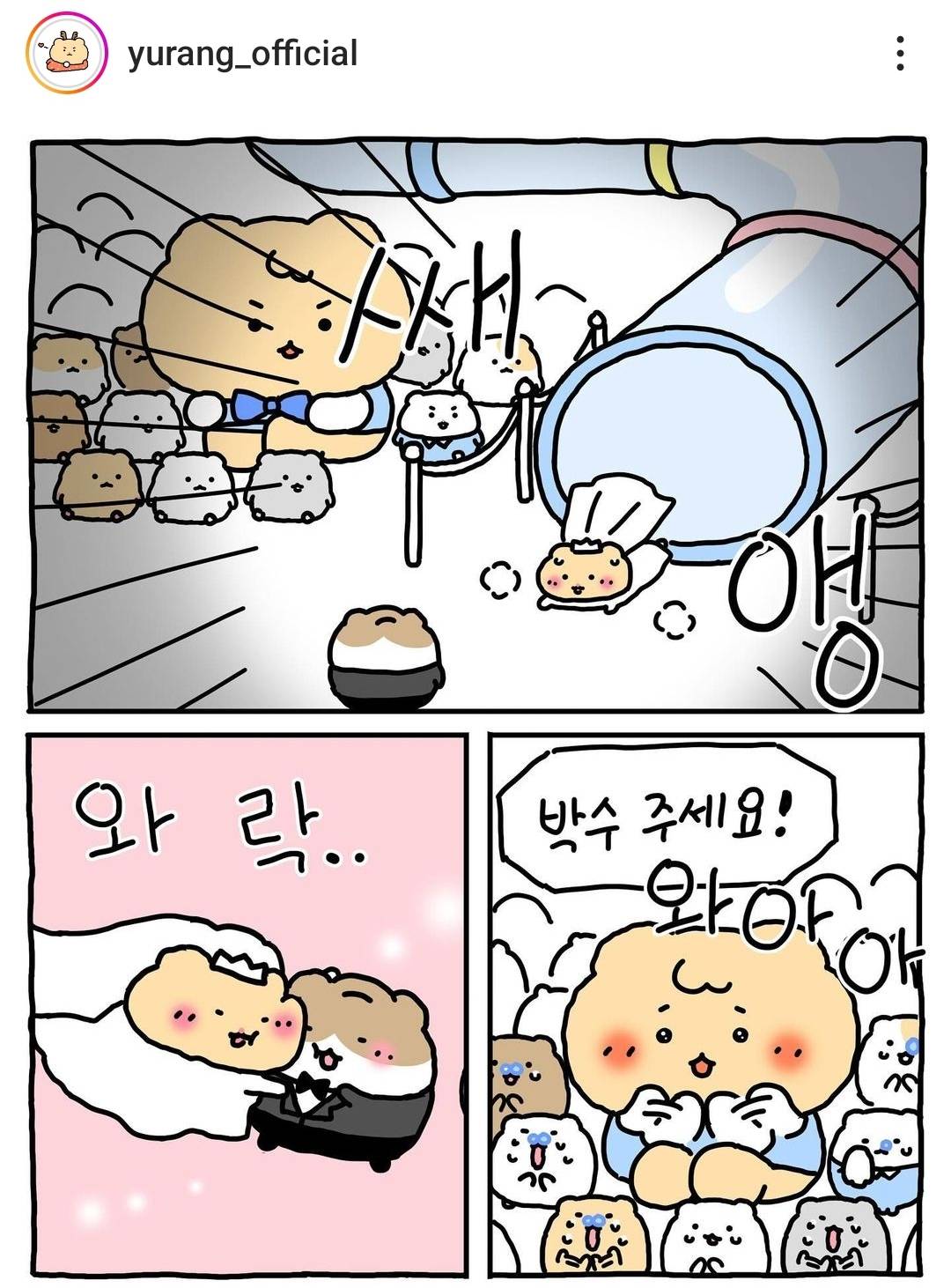 [망그러진곰] 햄스터 결혼식 | 인스티즈