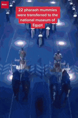 새 박물관으로 옮겨지는 파라오에게 예우를 갖춘 이집트 | 인스티즈