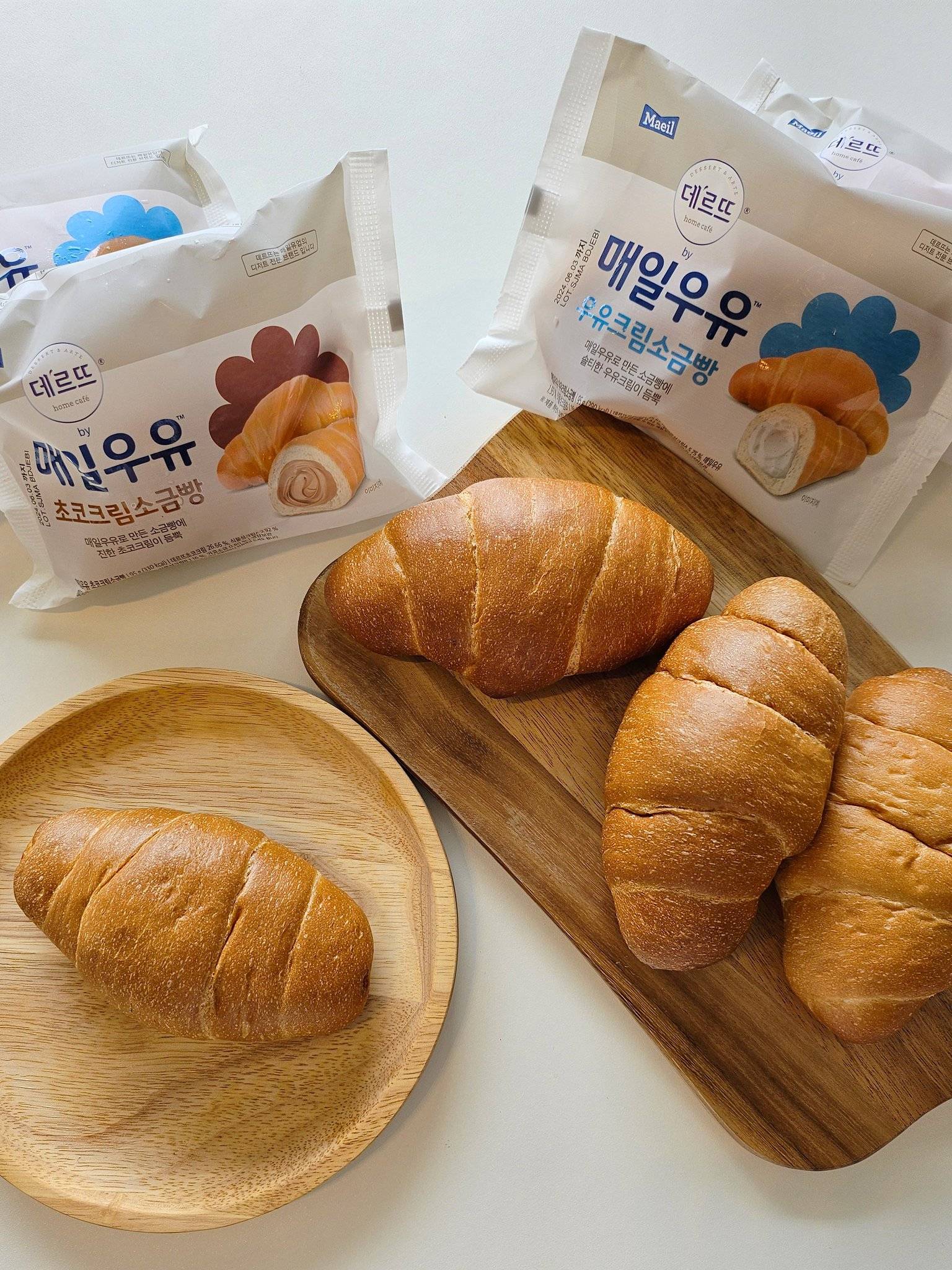 매일우유 우유크림 소금빵 & 초코크림 소금빵​ 출시 | 인스티즈