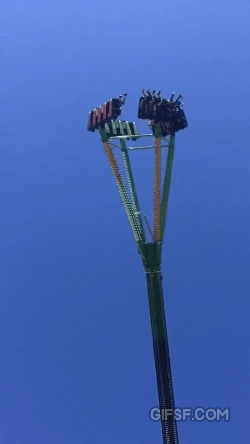 목숨을 걸고 타는 놀이기구 | 인스티즈