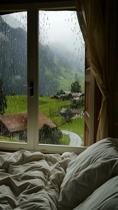 비오는 날 사람들이 집에서 창문을 계속 쳐다보는 이유.......GIF | 인스티즈