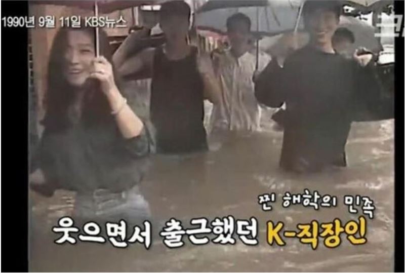 홍수를 대하는 k-직장인 | 인스티즈