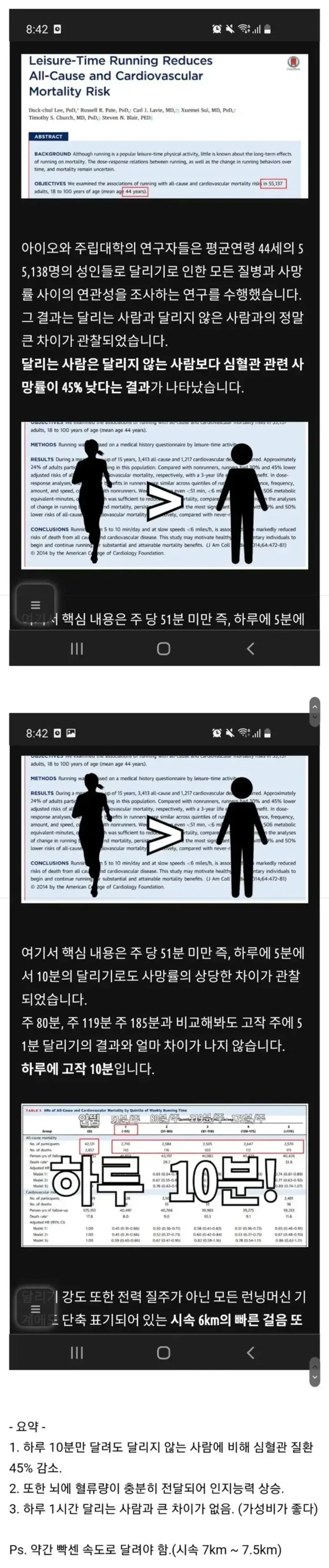 하루 10분 달리기의 효과.jpg | 인스티즈