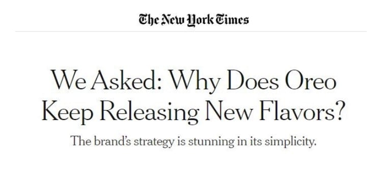 오레오가 계속해서 새로운 맛을 내는 이유 | 인스티즈