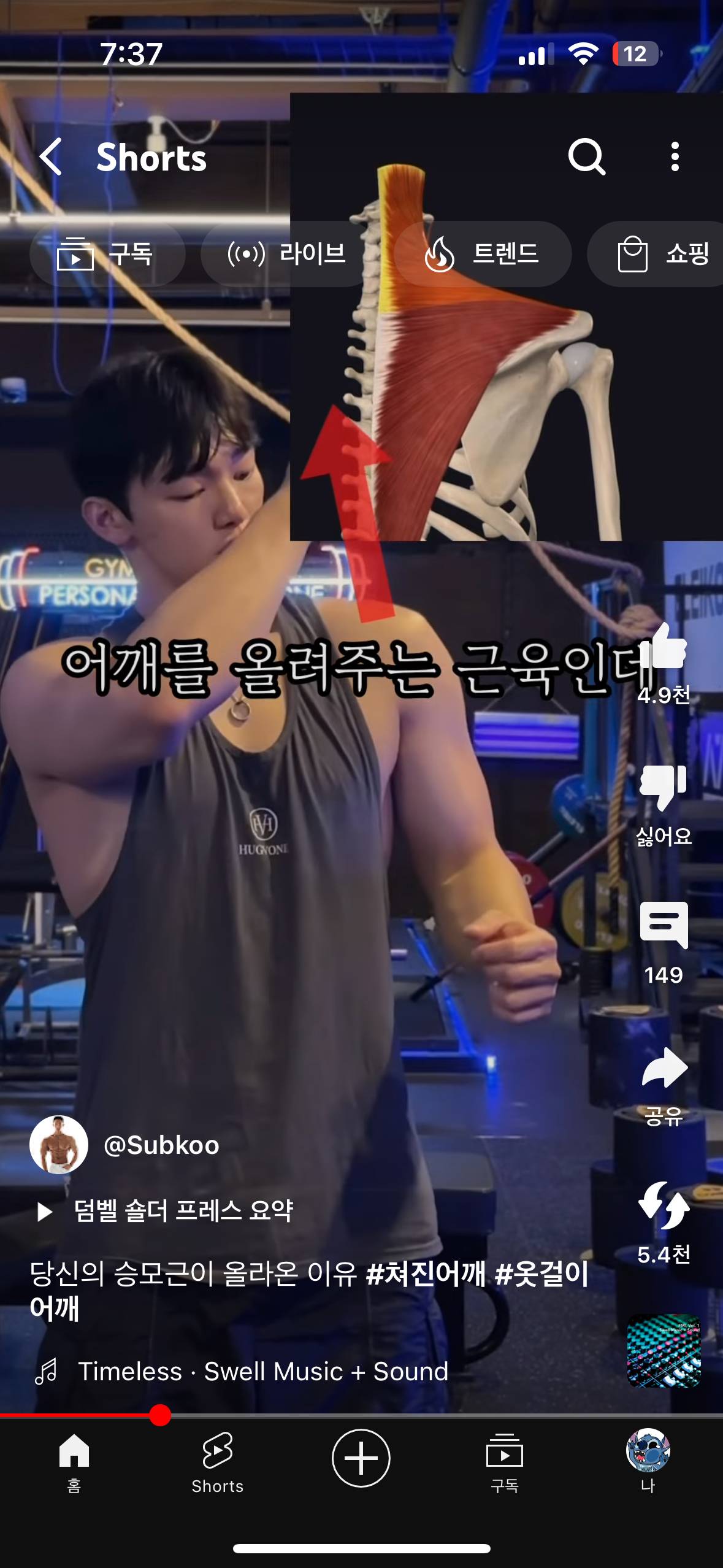 당신의 승모근이 올라온 이유💪.jpg | 인스티즈