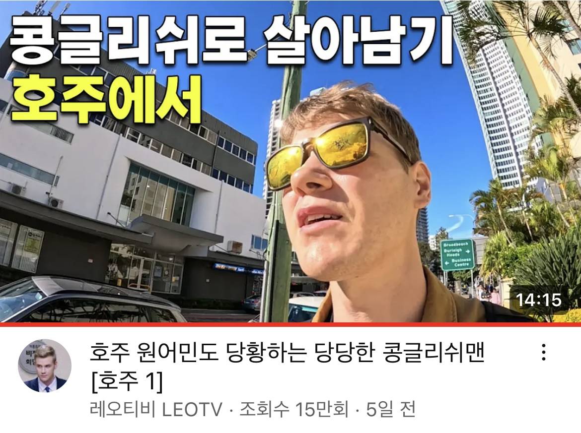 영어 못하는 핀란드인이 호주 간 영상 보고 현타 온 한국인들.jpg | 인스티즈