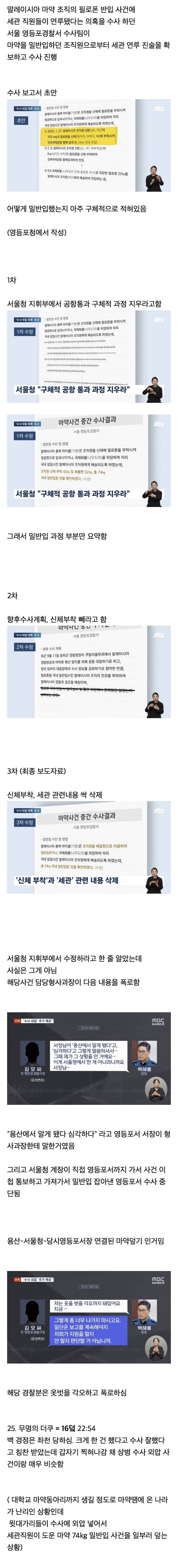 "용산에서 아주 안좋게 보고있다" 한마디에 세관직원 연루 마약 74kg 밀반입사건의 수사기록이 강제 수정&수사 중단 된 일.jpg | 인스티즈