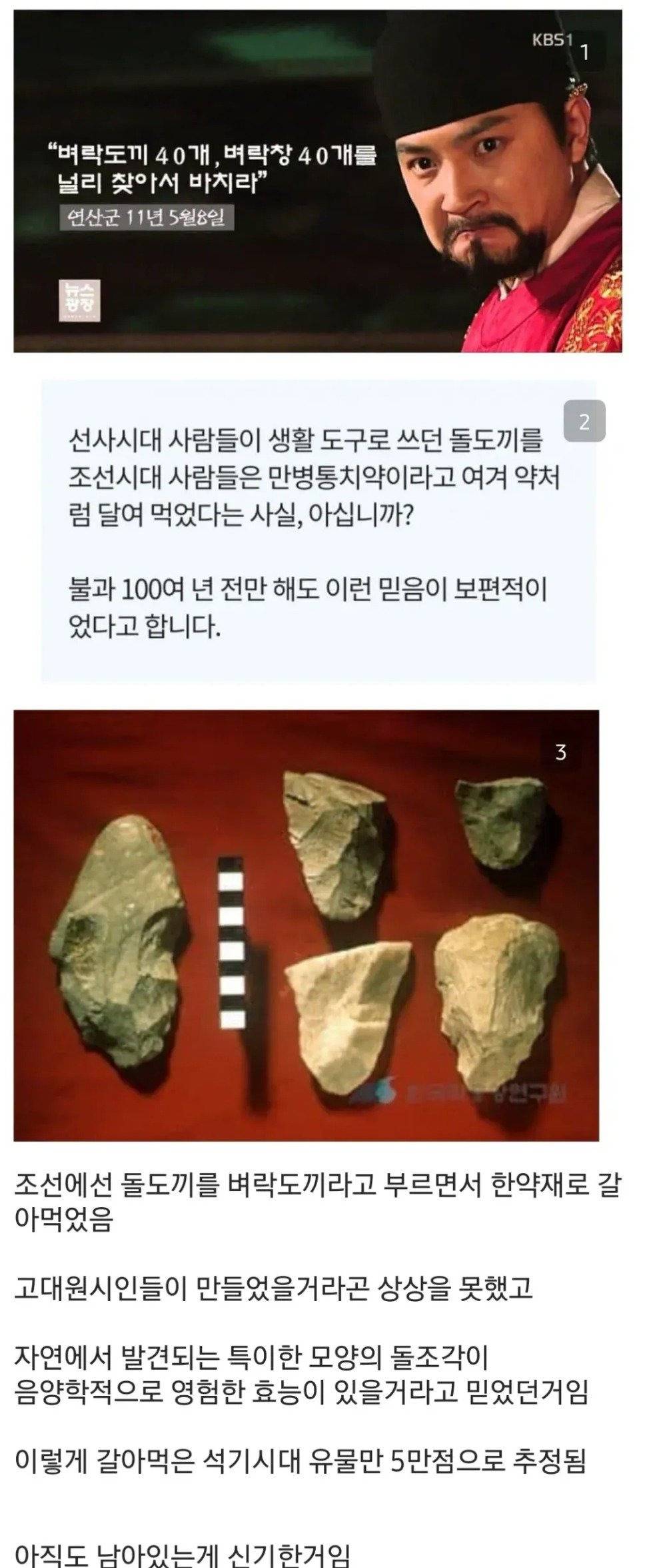 한반도에 주먹도끼가 적게 발견되는 이유.jpg | 인스티즈