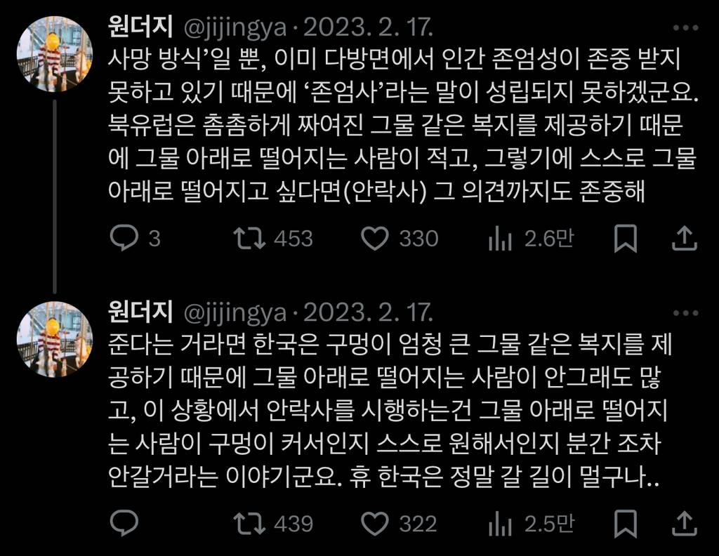 정말 몰랐음. 정작 안락사가 가능한, 그래서 외국에서도 찾아가서 안락사 택하는 나라에서는 안락사 비율이 지극히 낮다고 | 인스티즈