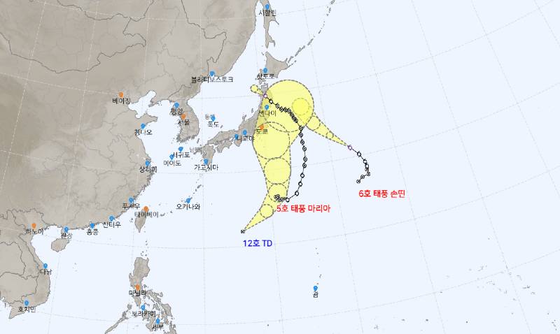 5호 태풍, 6호 태풍,12호 태풍 근황 | 인스티즈