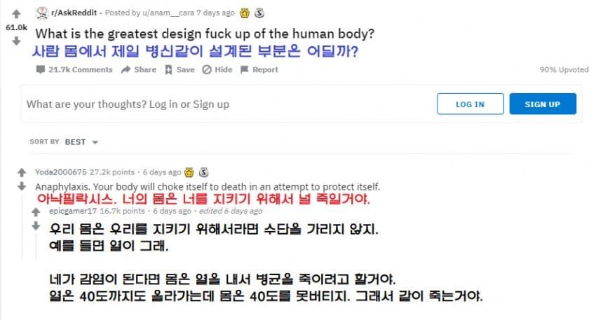 인간의 몸에서 설계가 잘못된 부분들.jpg | 인스티즈