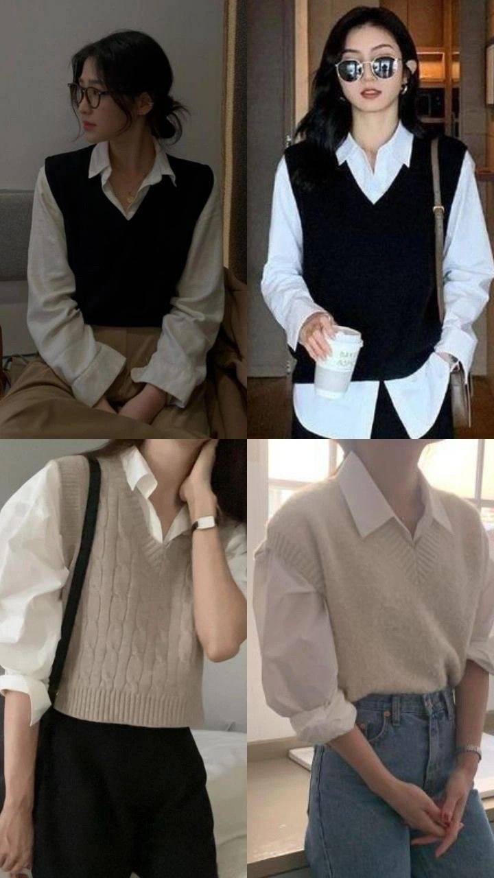 봄가을엔 셔츠&니트조합 최고🧶👔 | 인스티즈