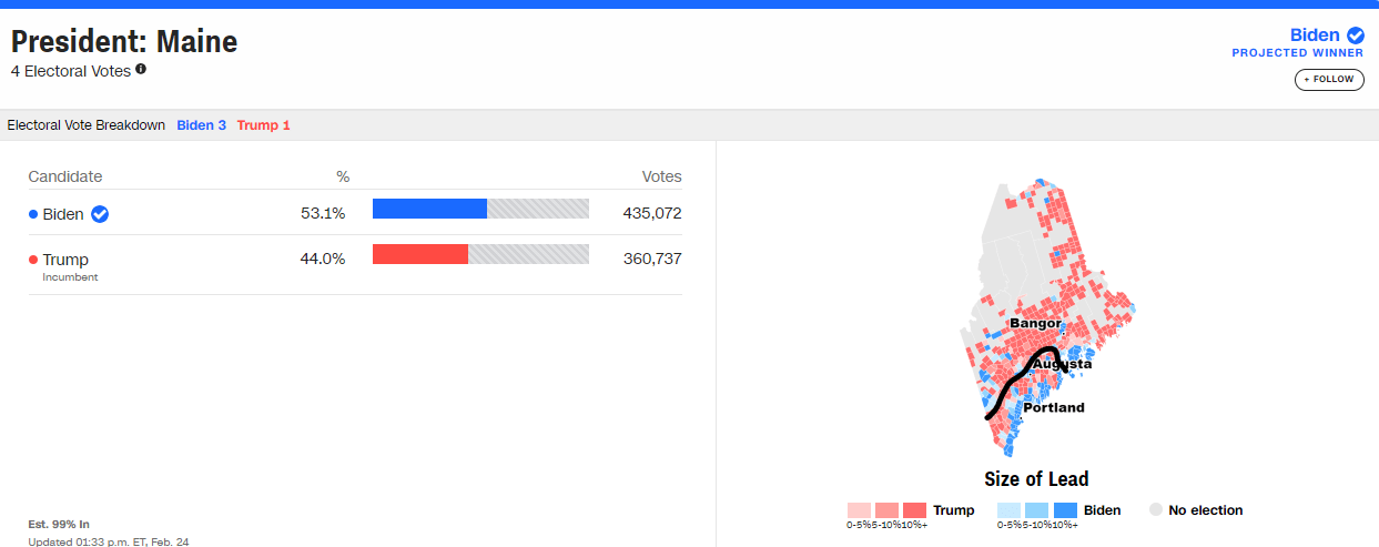 미국 대선 50개 주 전체 예측 - 북동부 편 | 인스티즈