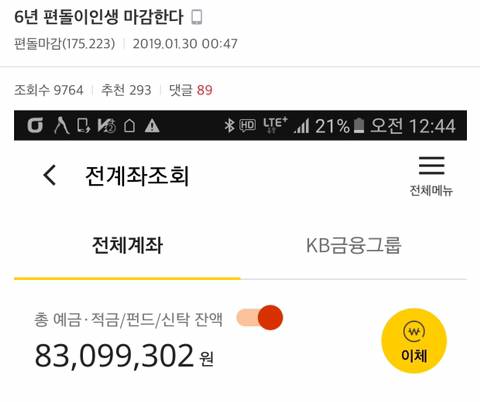 6년 편돌이 인생 마감한다 | 인스티즈