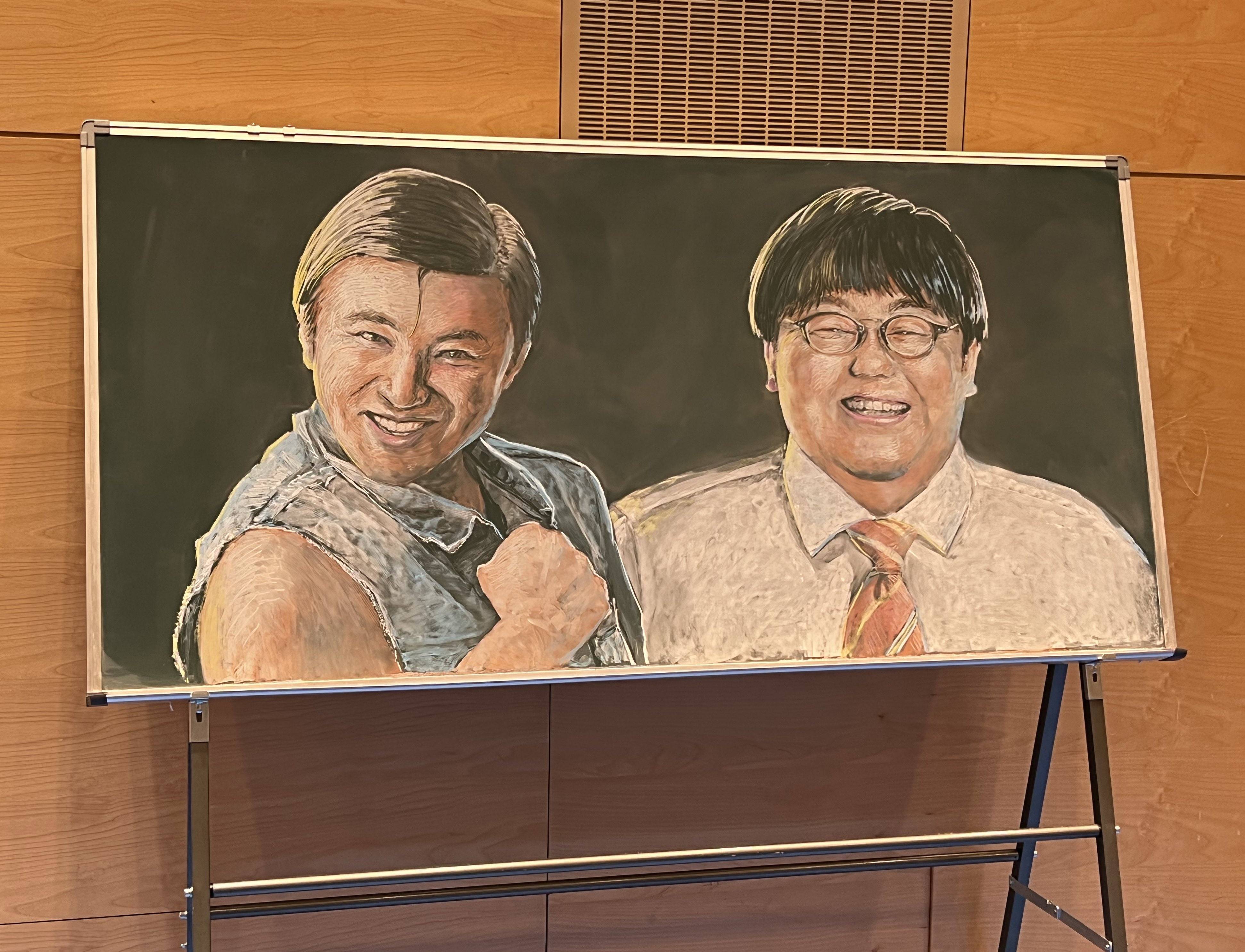 칠판에 그린 엄청난 그림 | 인스티즈