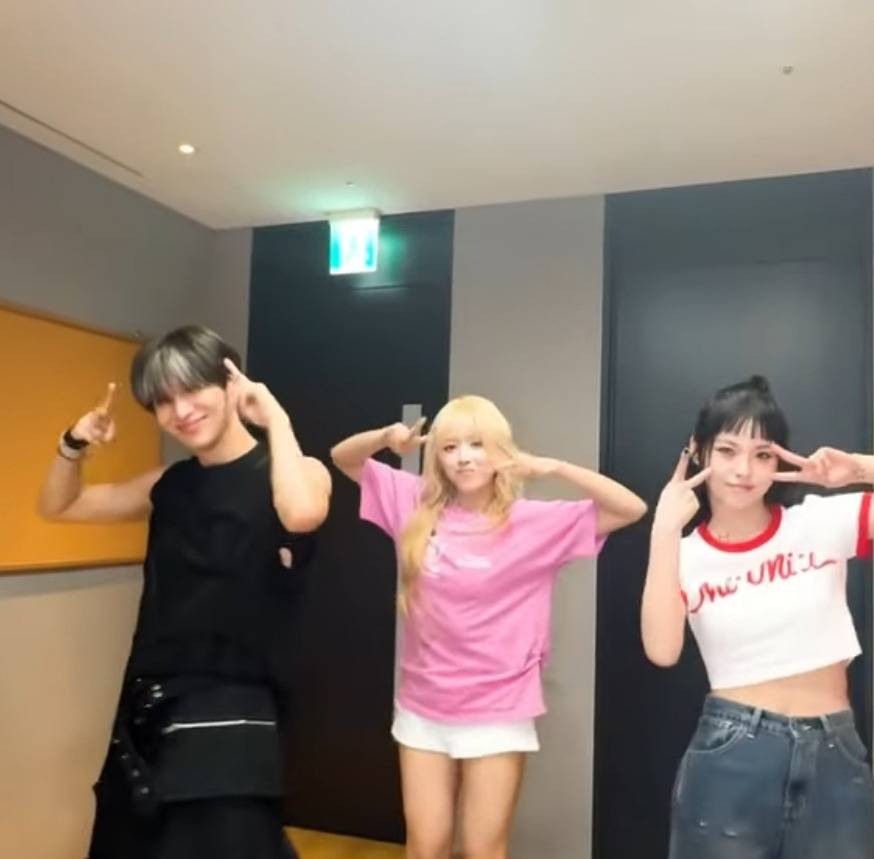  태민 신곡 챌린지하는 엔믹스 지우X규진.avi