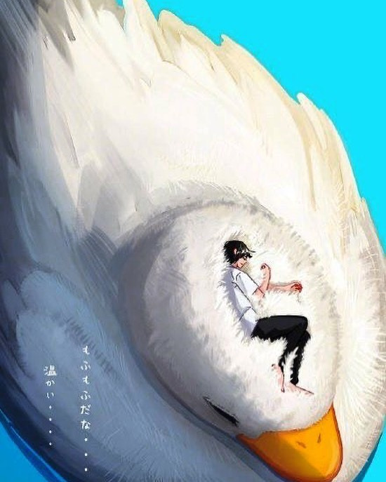  보고있으면 너무 귀여워서 힐링되는 거대 동물 일러스트들