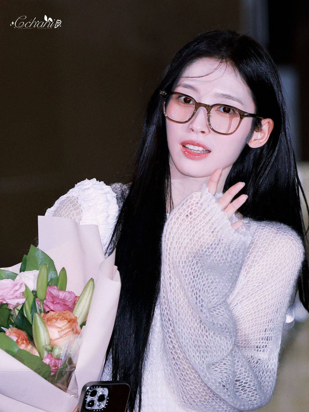  실시간 안경쓰고 나타난 오마이걸 아린 직찍1