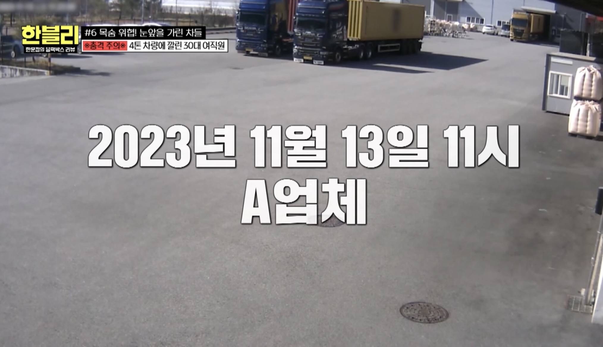 [한블리] 4톤 지게차에 30대 여자 직원이 깔린 충격적인 사건 | 인스티즈