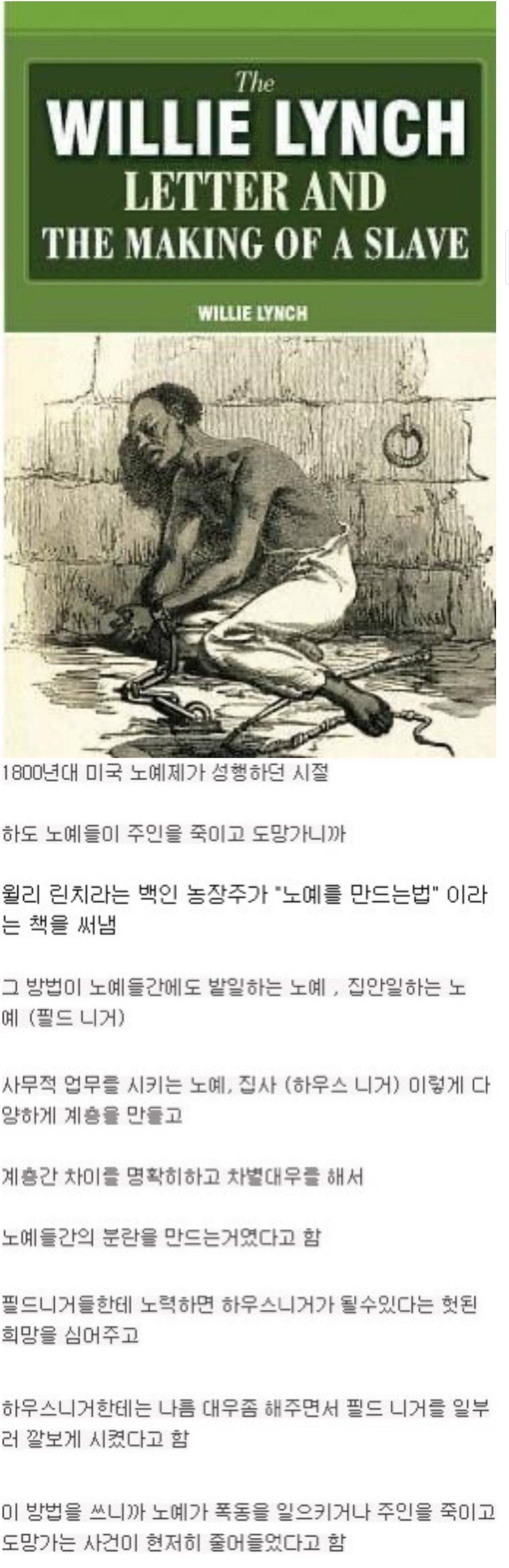 백인들이 흑인 노예를 관리하던 방법 | 인스티즈