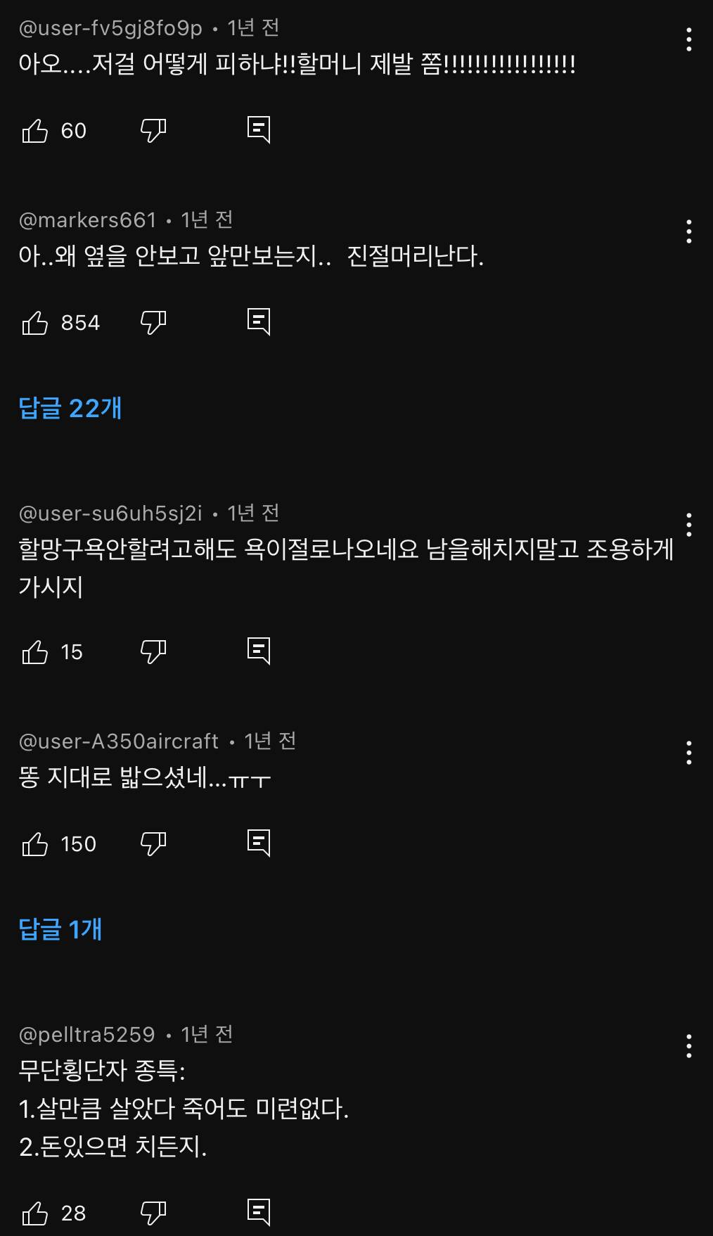 어르신 어쩌려고 이런데서 무단횡단을 하시냐고요 | 인스티즈