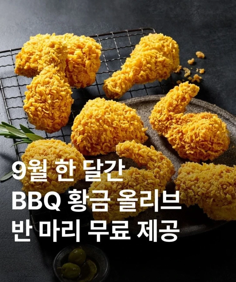 BBQ 한달간 황올 반마리 무료 | 인스티즈