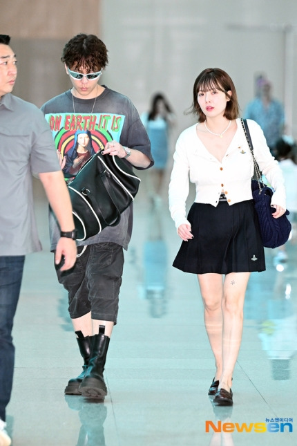 오늘자 용준형 현아 출국 사진 | 인스티즈