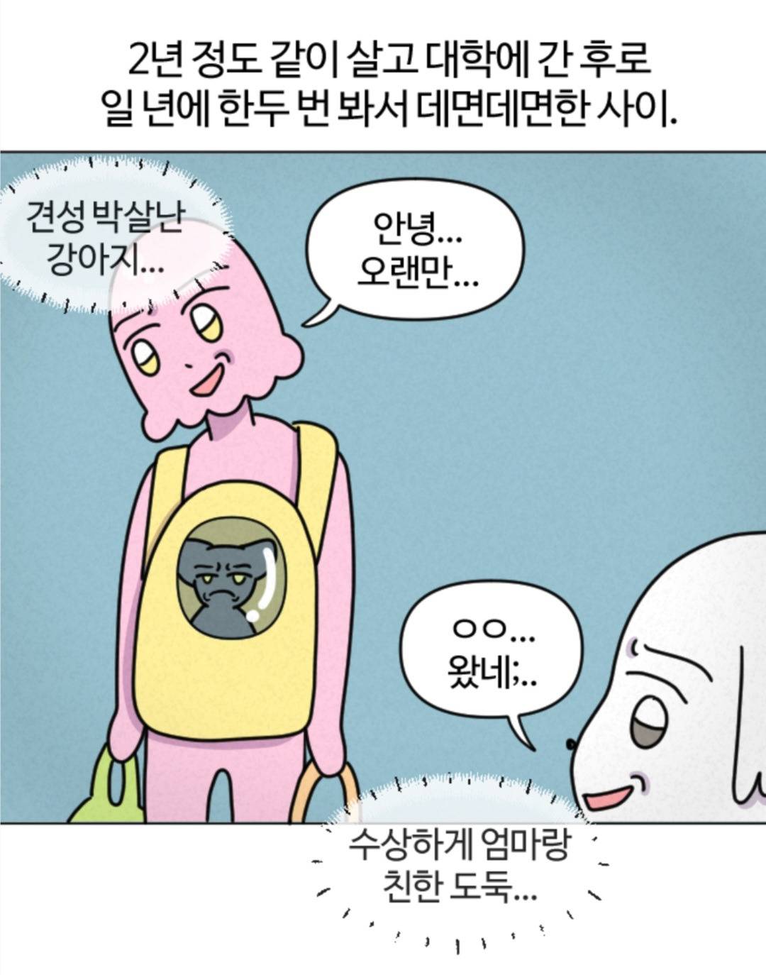 부모님댁 강아지를 잠시 맡았는데 갑자기 분위기 나폴리탄 괴담.webtoon | 인스티즈