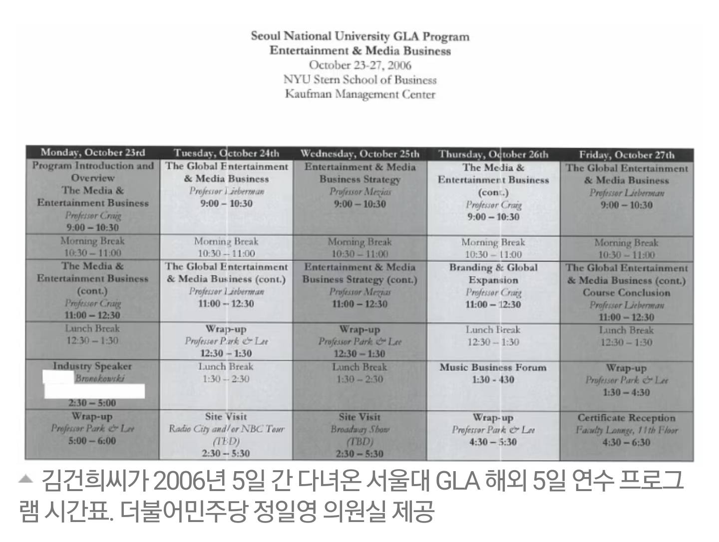 [단독] 김건희 뉴욕대 연수, 뉴욕대 아닌 서울대 프로그램이었다 | 인스티즈