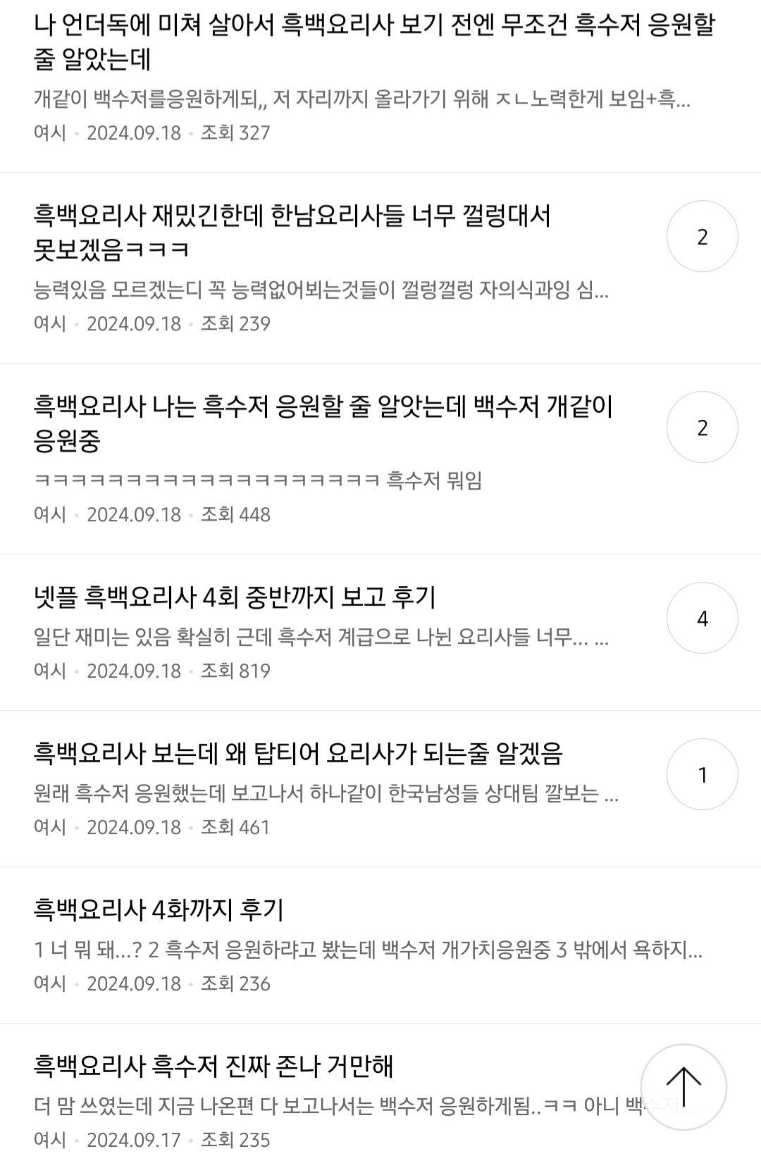 넷플 흑백요리사 흑수저 응원하려다가 백수저 응원하게 됨.twt | 인스티즈