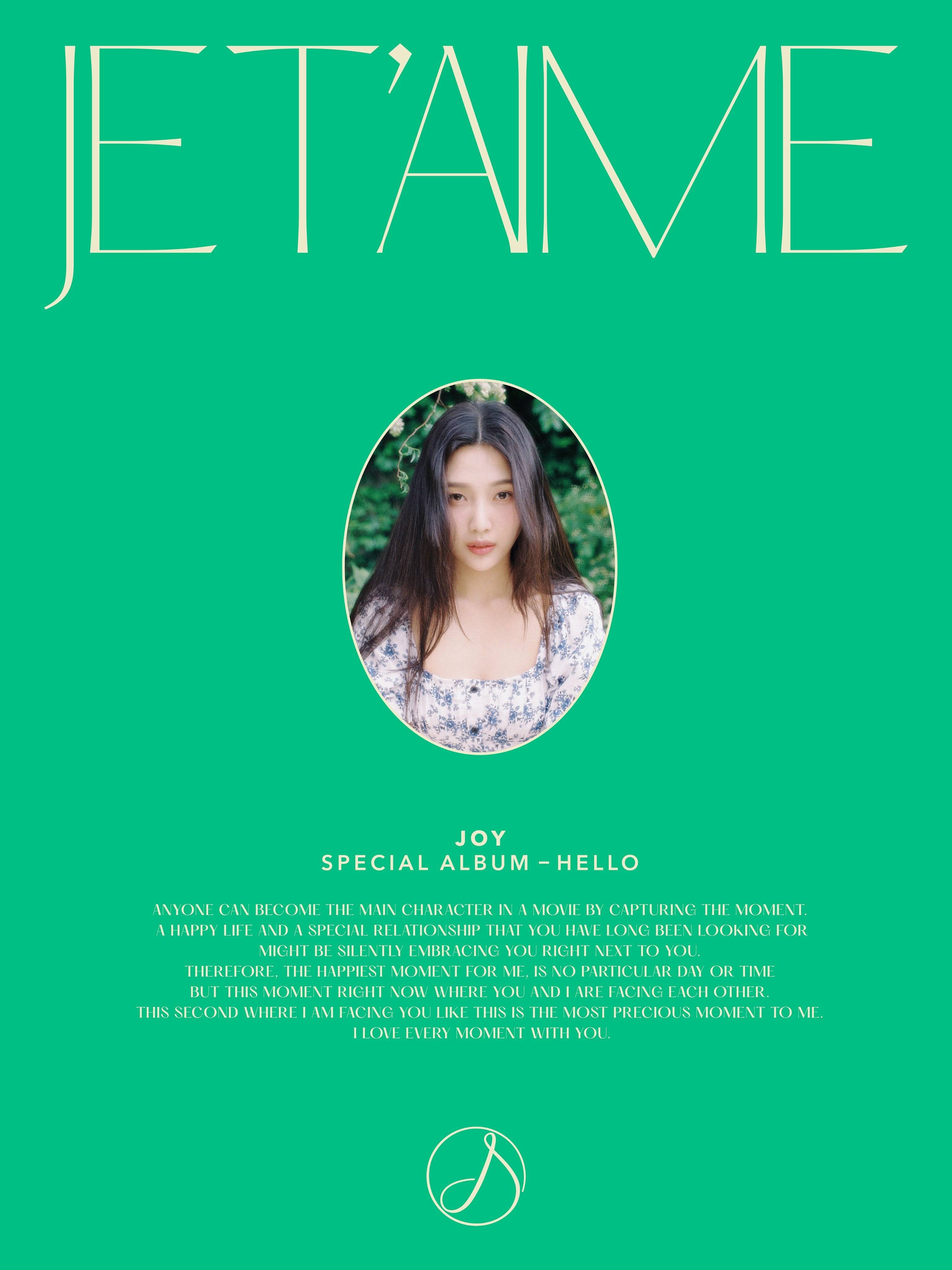 1년전 오늘 발매되었던 조이 Special Album - 안녕 (Hello) | 인스티즈