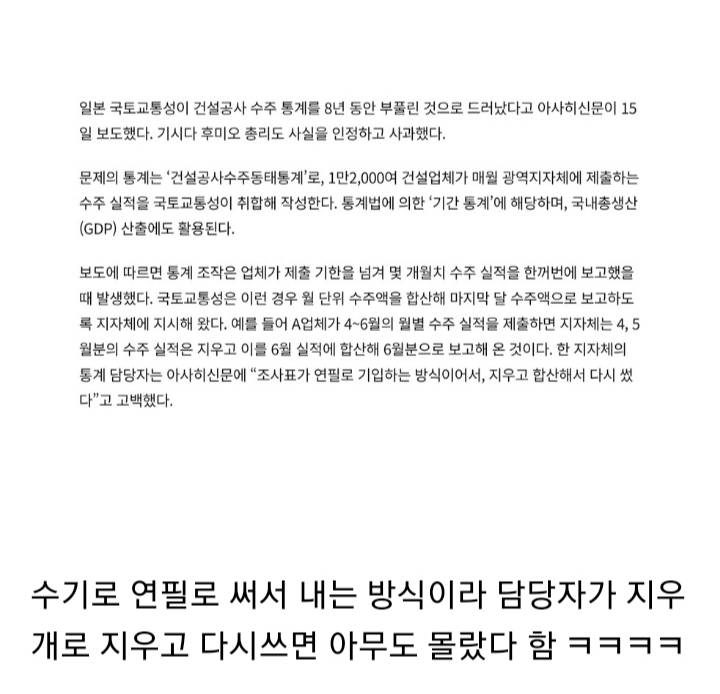 일본이 8년간 GDP 통계를 조작해도 걸리지 않은 이유.JPG | 인스티즈