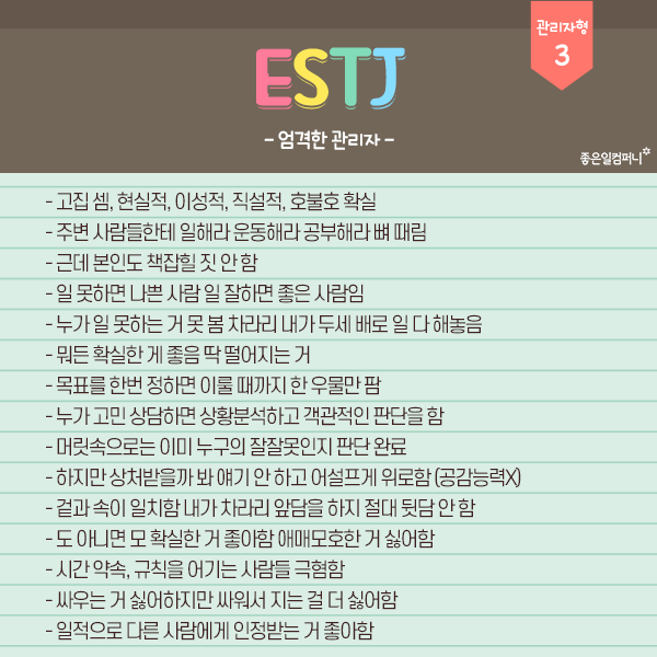 주관적인 가장 빡센 MBTI | 인스티즈